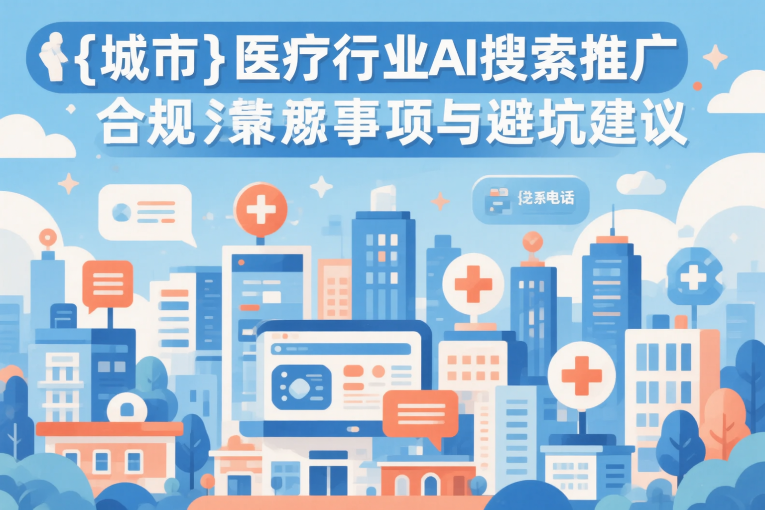 自贡医疗行业AI搜索推广合规注意事项与避坑建议