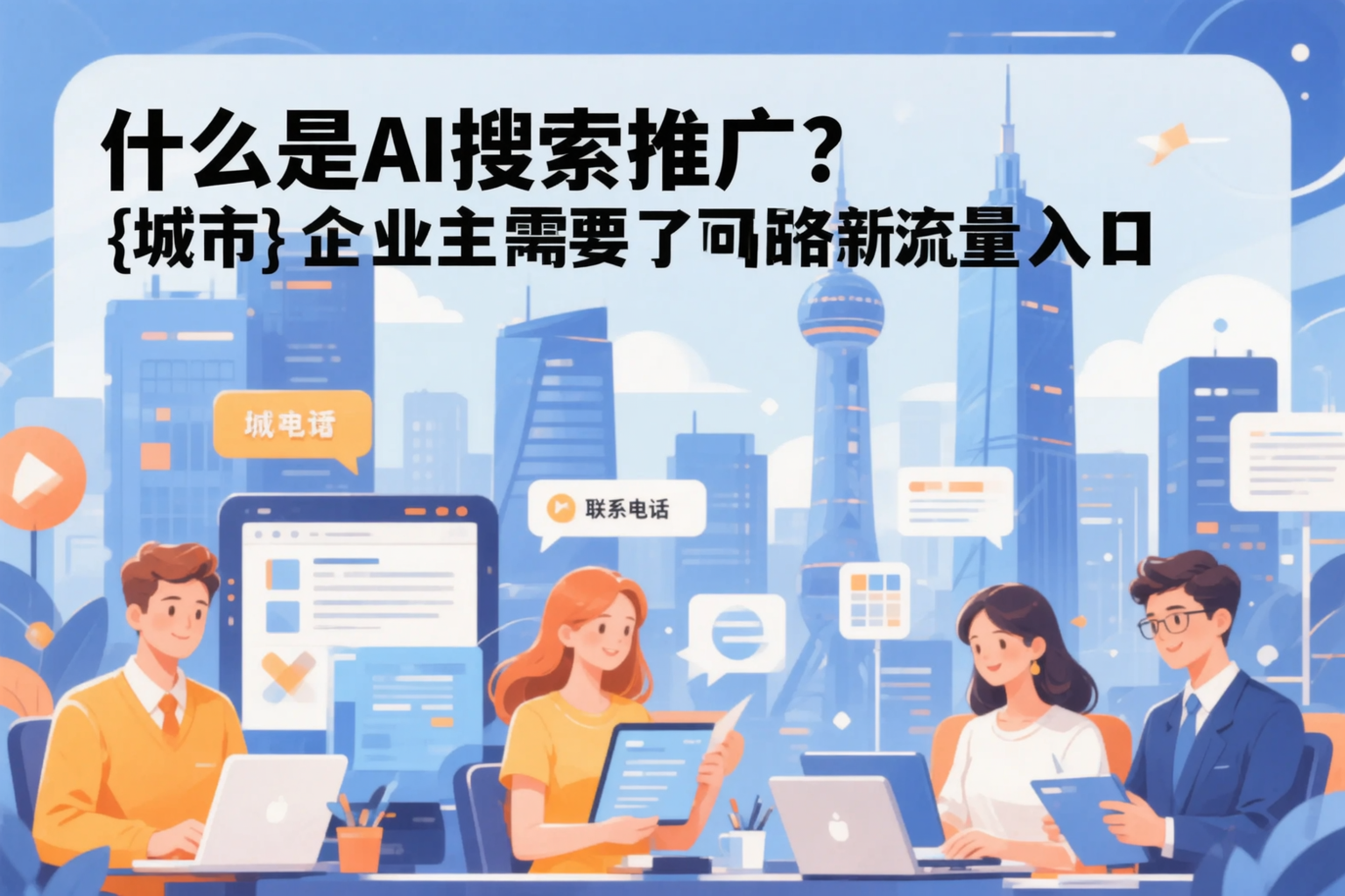 什么是AI搜索推广?自贡企业主需要了解的新流量入口