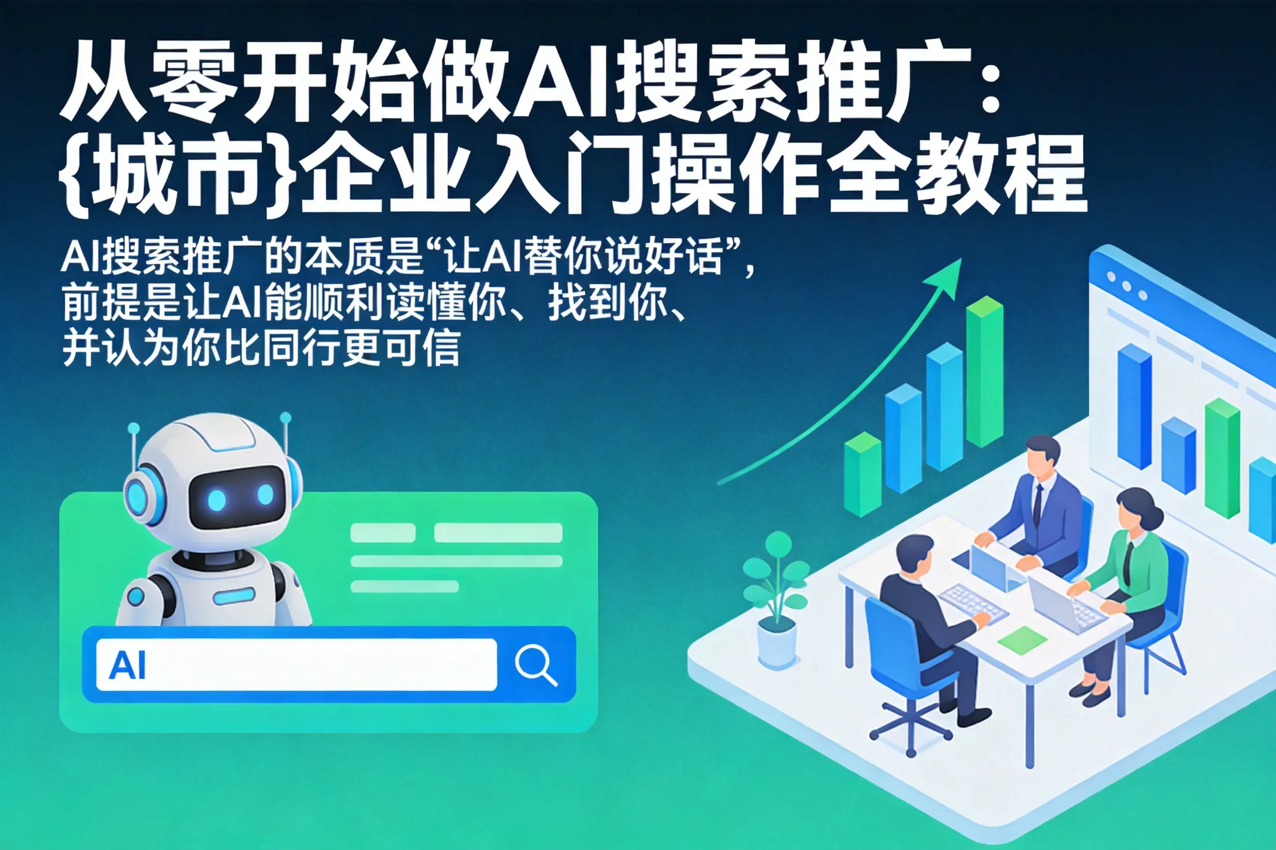 从零开始做AI搜索推广:自贡企业入门操作全教程