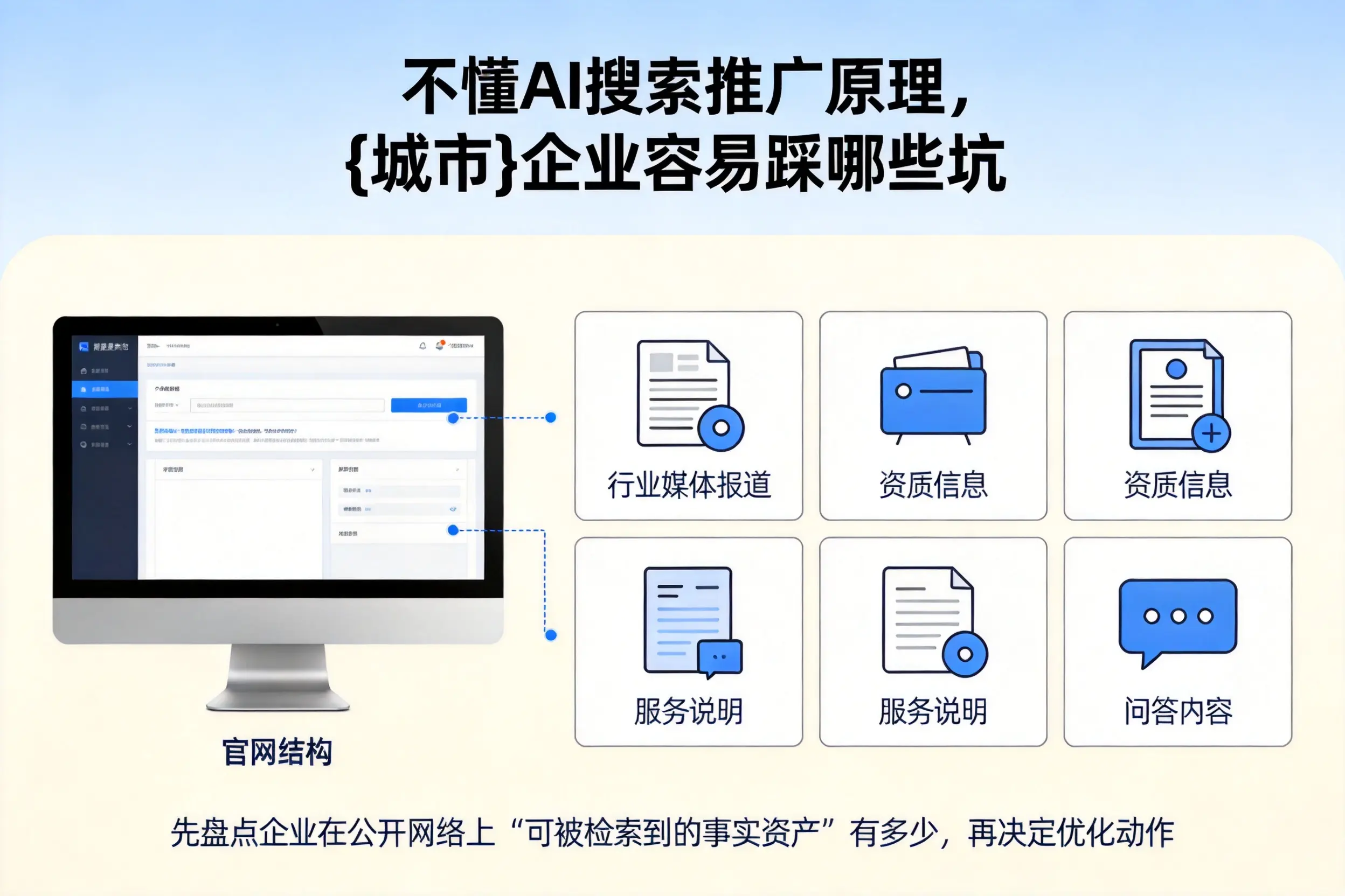 不懂AI搜索推广原理,自贡企业容易踩哪些坑