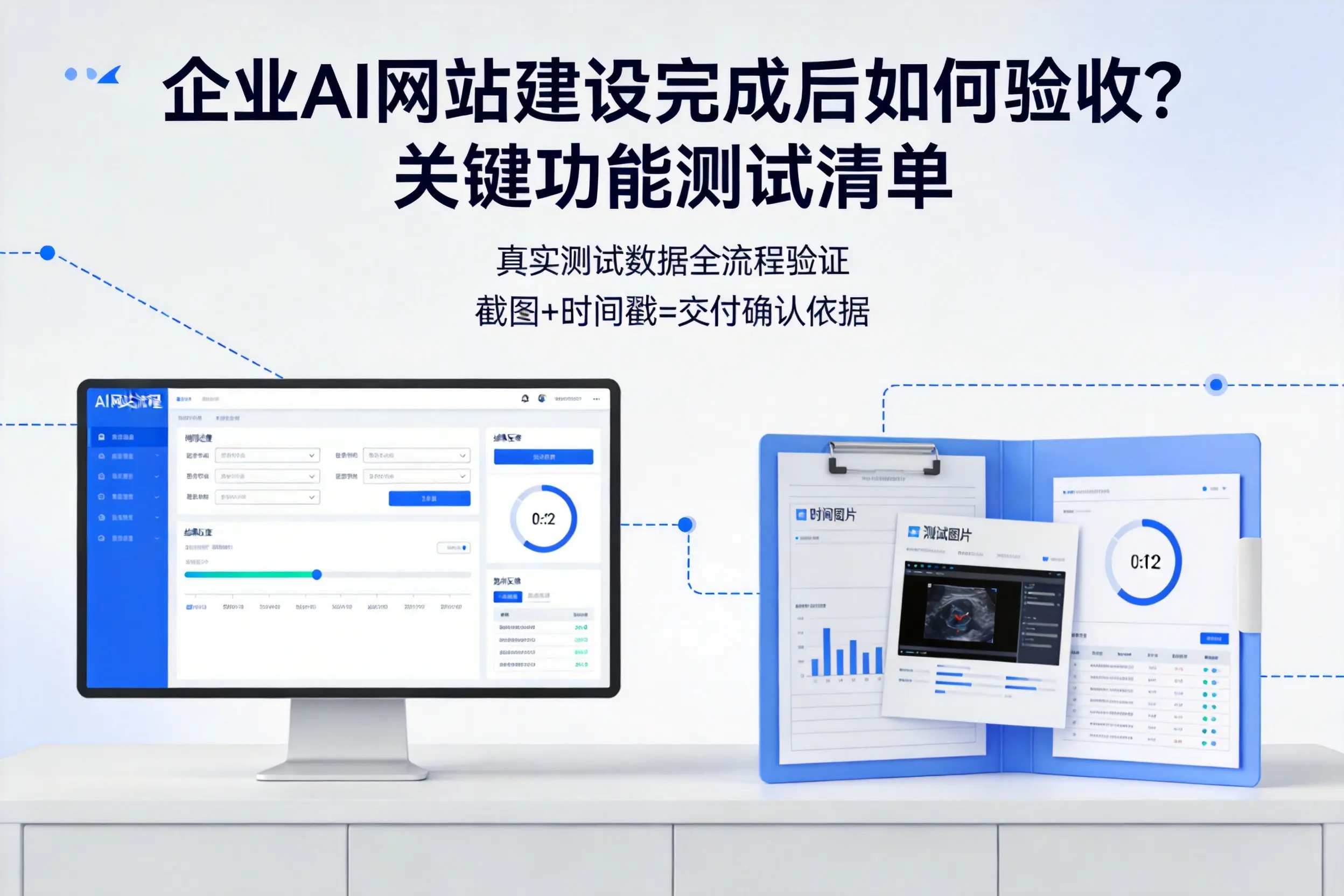 自贡企业AI网站建设完成后如何验收?关键功能测试清单