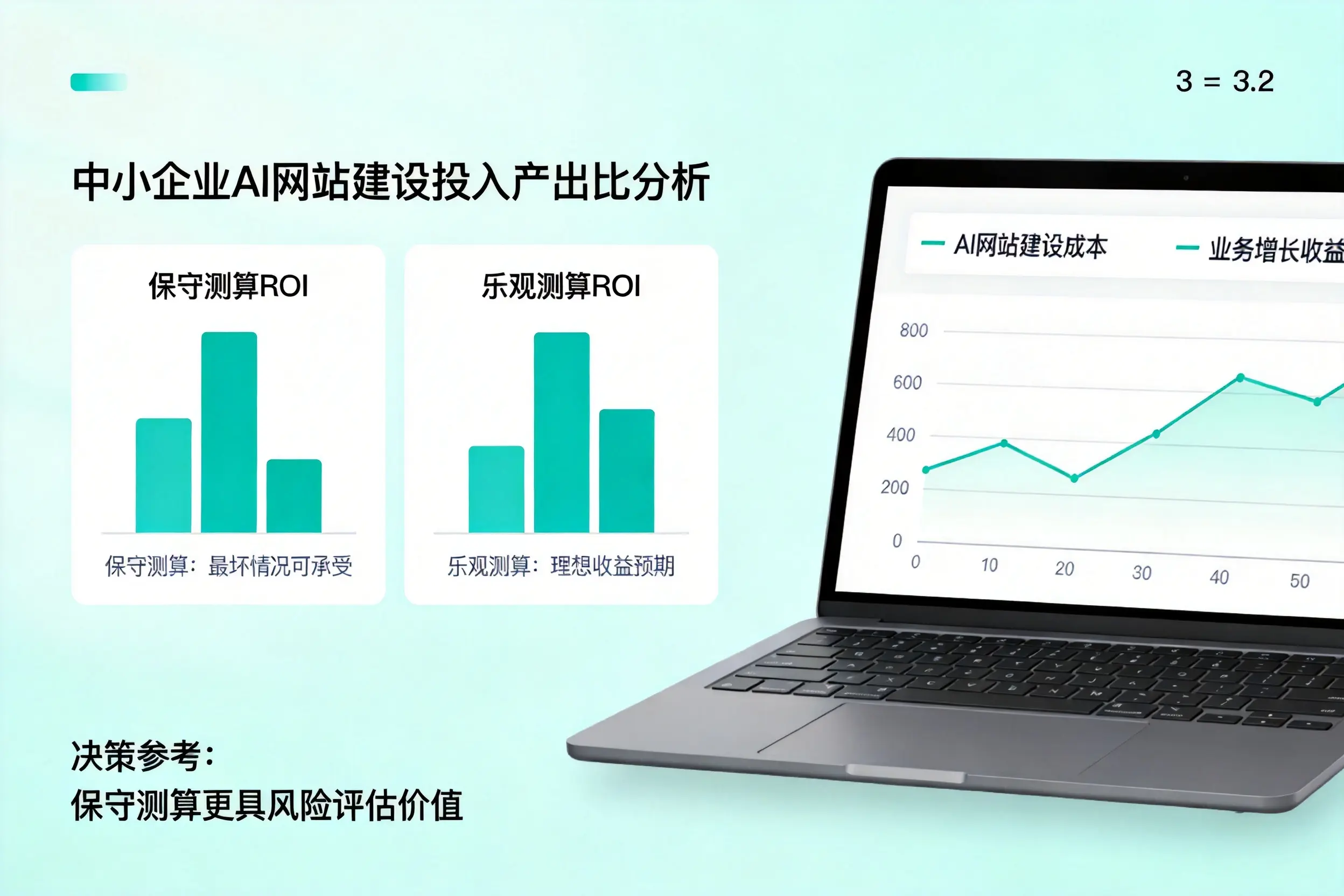 自贡中小企业AI网站建设投入产出比怎么算?先看这份分析