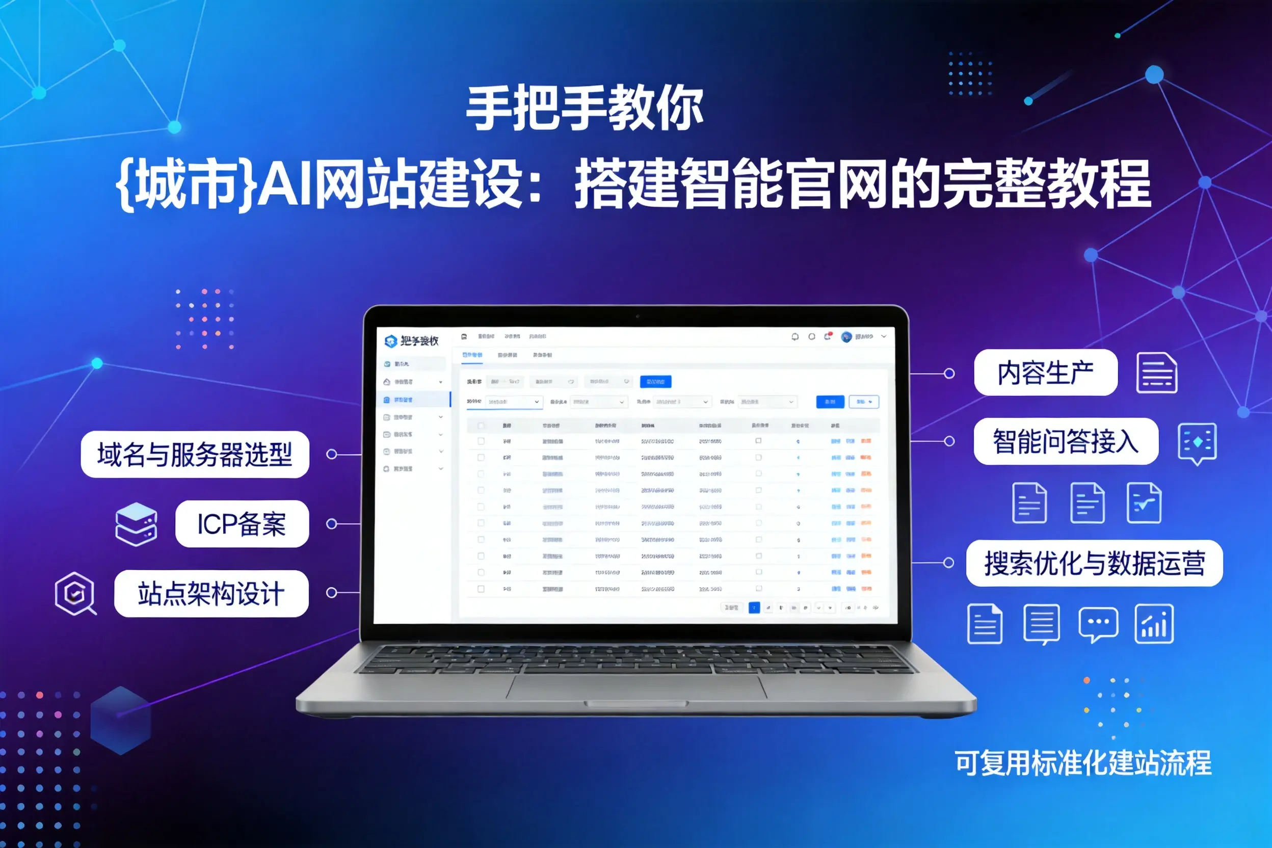 手把手教你自贡AI网站建设：搭建智能官网的完整教程