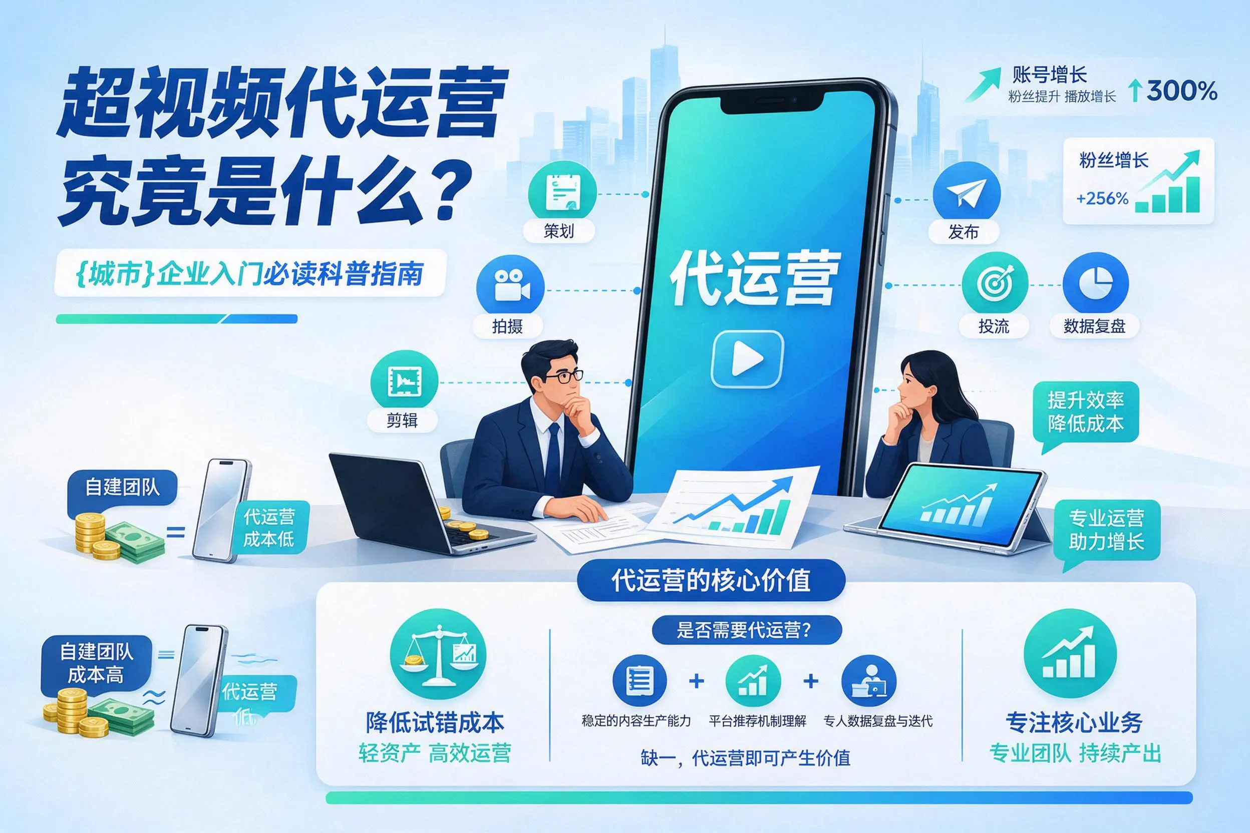 短视频代运营究竟是什么？自贡企业入门必读科普指南