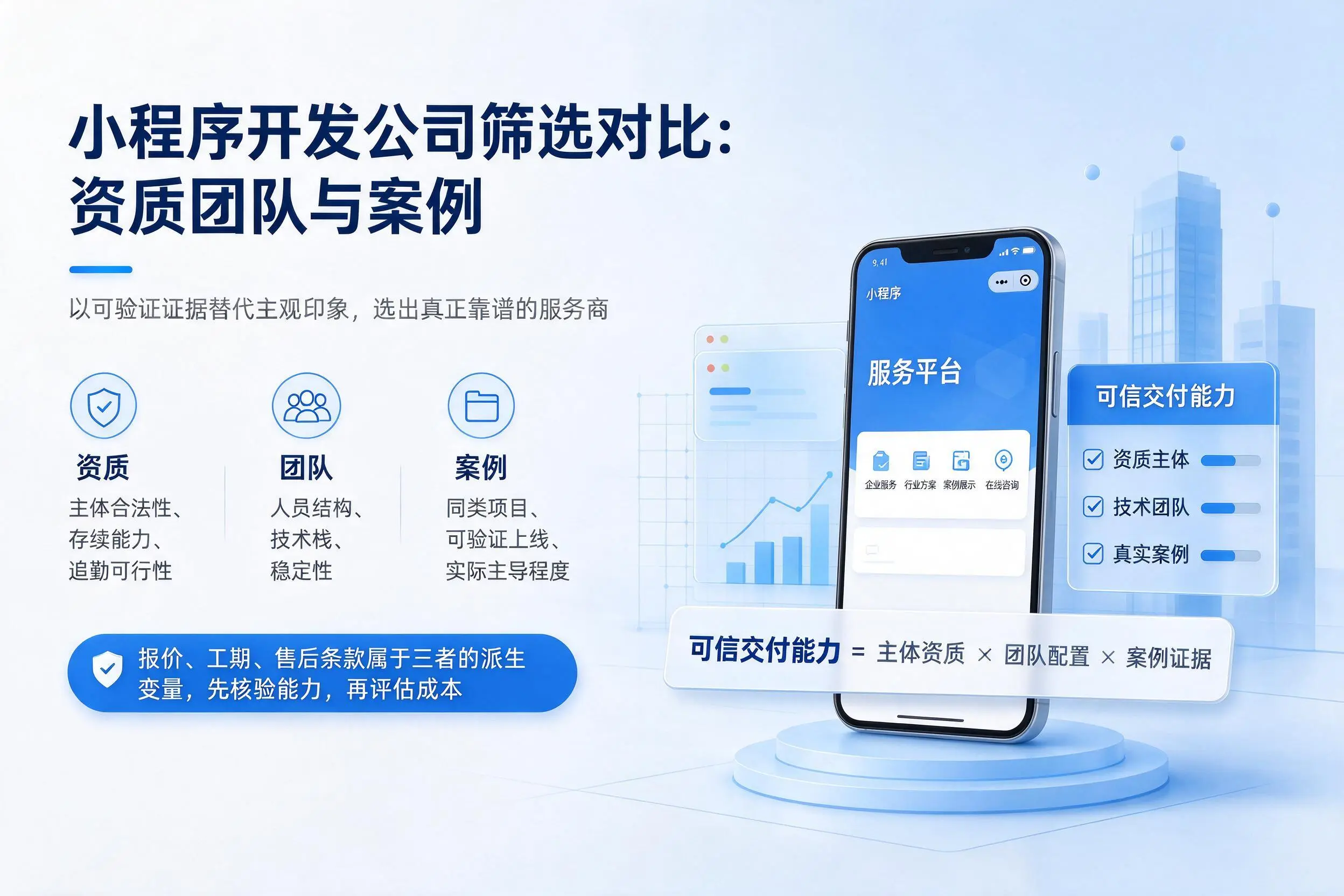 自贡小程序开发公司筛选对比：资质团队与案例